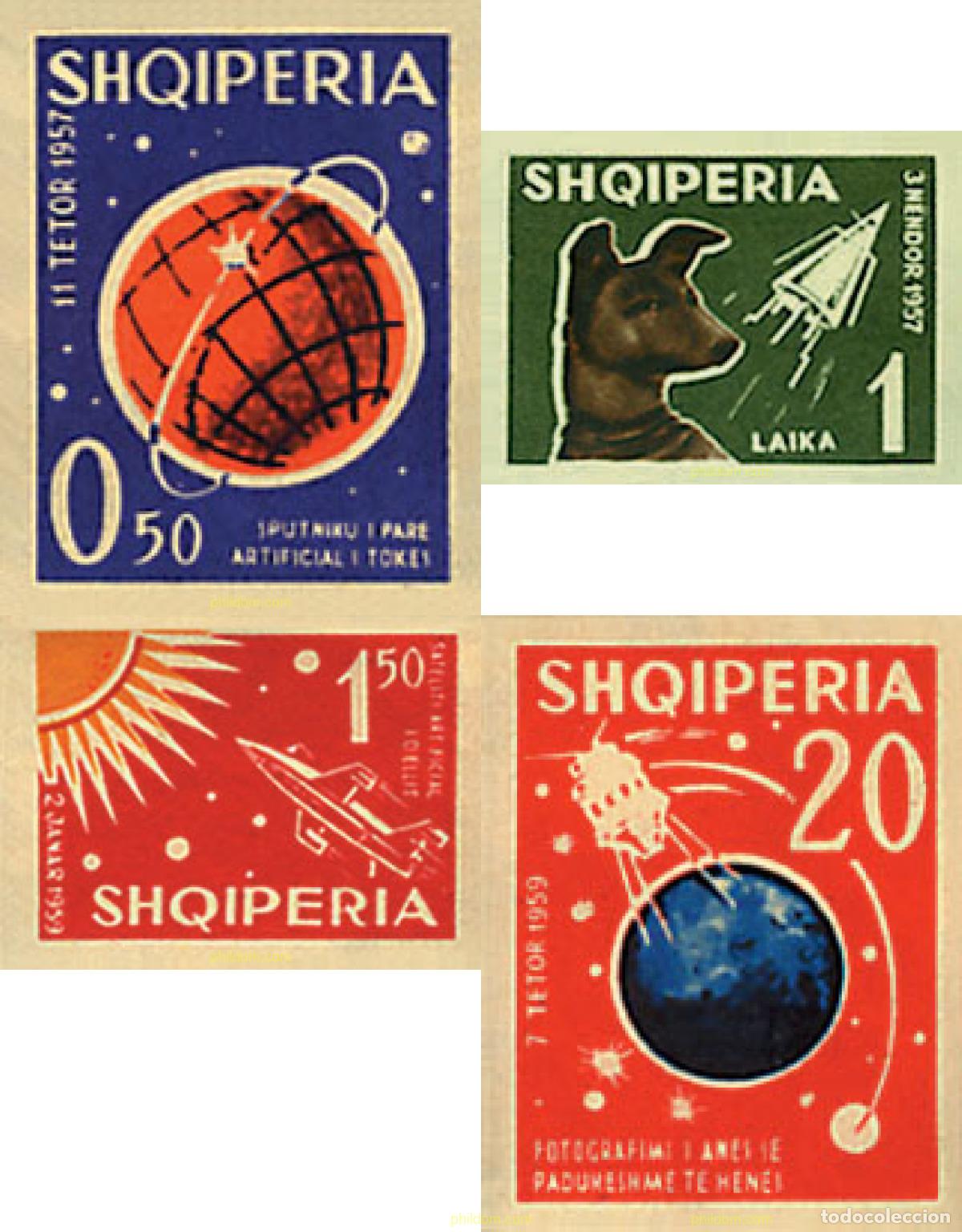 Sellos: 626061 HINGED ALBANIA 1962 VEHICULOS COSMICOS