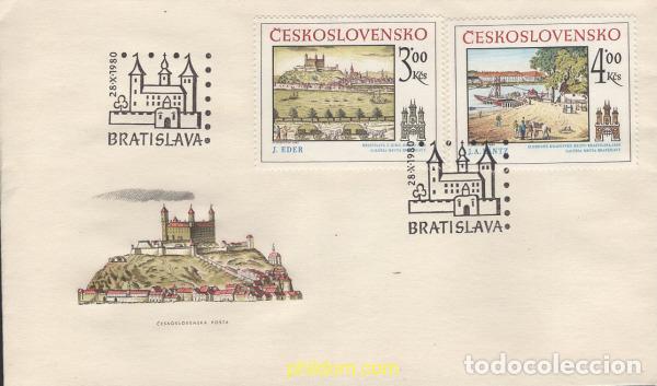 Sellos: 402157 MNH CHECOSLOVAQUIA 1980 MOTIVOS HISTORICOS DE BRATISLAVA