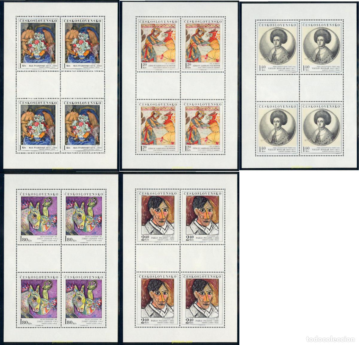 Sellos: 137447 MNH CHECOSLOVAQUIA 1972 PINTURAS DE GALERIAS NACIONALES