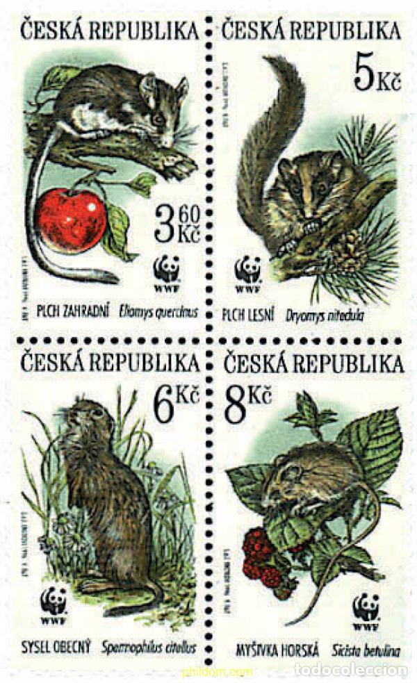 Timbres: 5246 MNH CHEQUIA 1996 ROEDORES