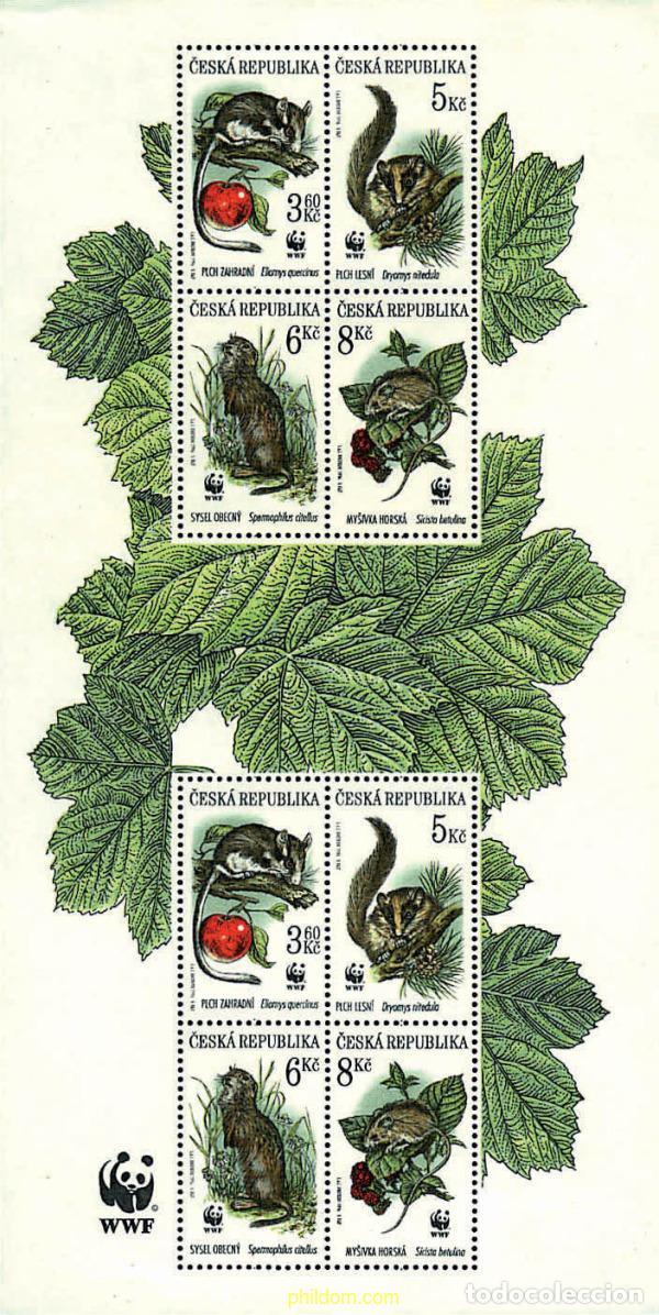 Sellos: 12661 MNH CHEQUIA 1996 ROEDORES
