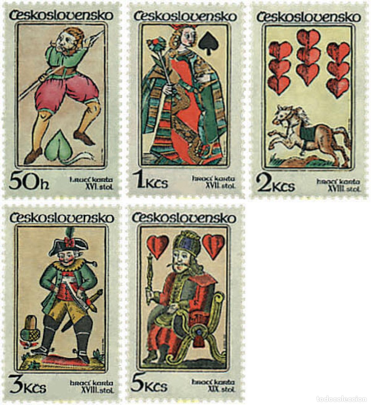 Sellos: 29855 MNH CHECOSLOVAQUIA 1984 NAIPES ANTIGUOS