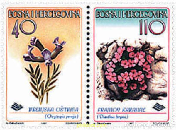 Sellos: 287201 MNH BOSNIA-HERZEGOVINA 1997 FAUNA Y FLORA