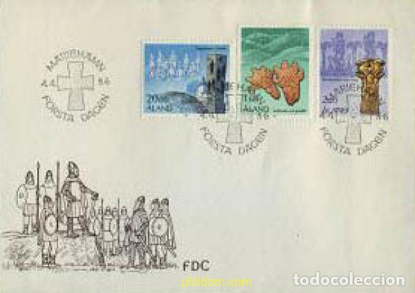 Sellos: 192822 MNH ALAND 1986 MOTIVOS HISTORICOS