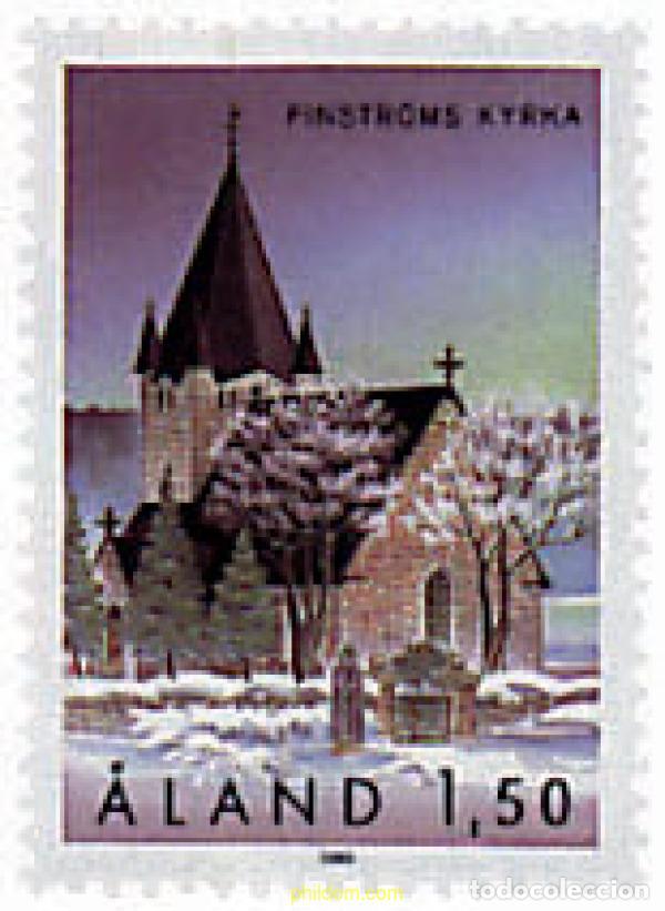 Sellos: 92764 MNH ALAND 1989 IGLESIAS DE ALAND
