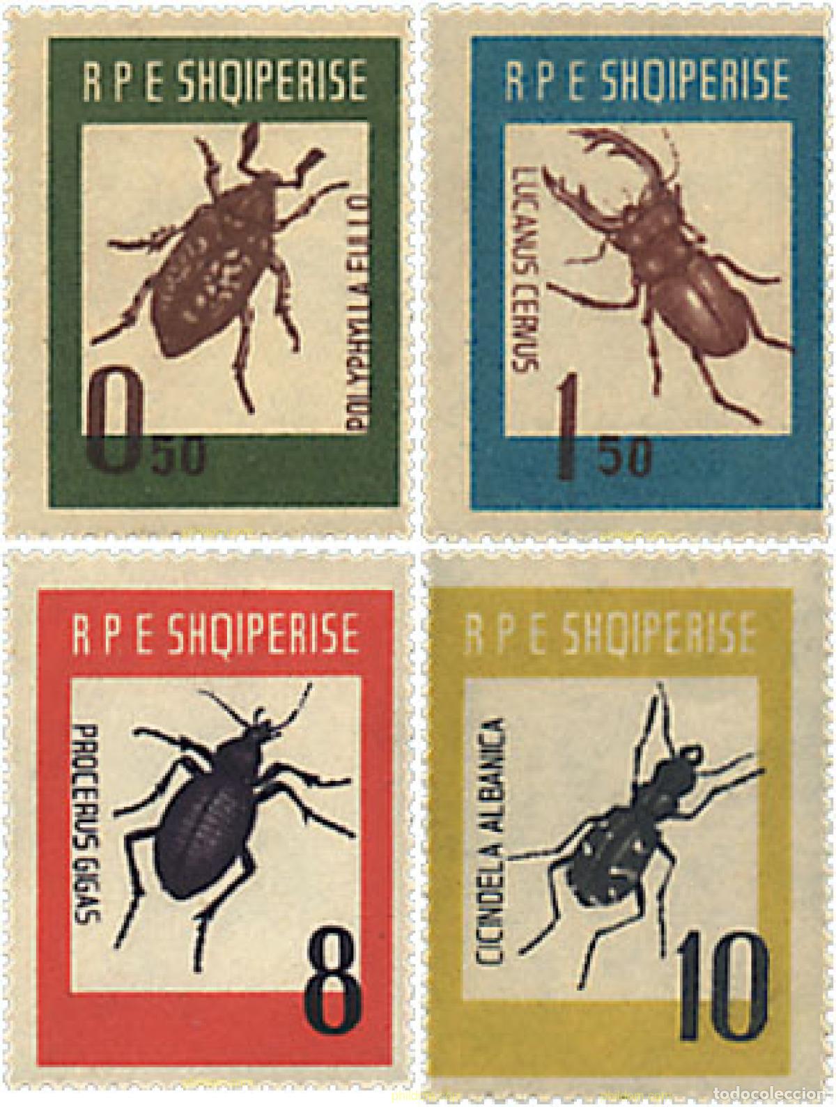 Selos: 78074 MNH ALBANIA 1963 COLEOPTEROS