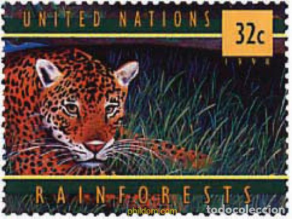 Sellos: 41231 MNH NACIONES UNIDAS. Nueva York 1998 LOS BOSQUES TROPICALES