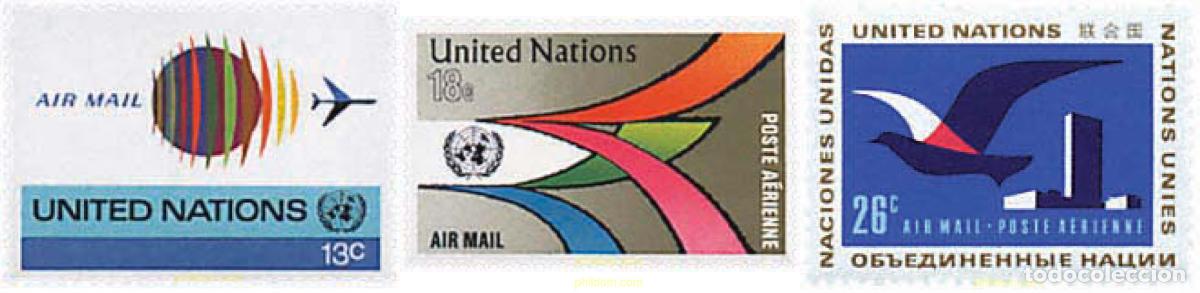 Sellos: 346685 MNH NACIONES UNIDAS. Nueva York 1974 MOTIVOS VARIOS