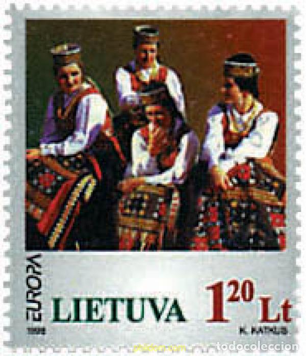Sellos: 63141 MNH LITUANIA 1998 EUROPA CEPT. FESTIVALES Y FIESTAS NACIONALES