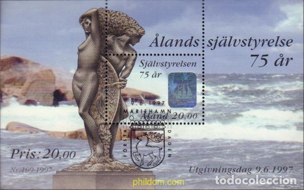 Selos: 600931 USED ALAND 1997 75 ANIVERSARIO DE LA AUTONOMIA