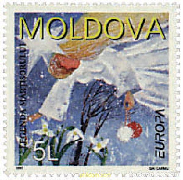 Sellos: 95502 MNH MOLDAVIA 1997 EUROPA CEPT. CUENTOS Y LEYENDAS