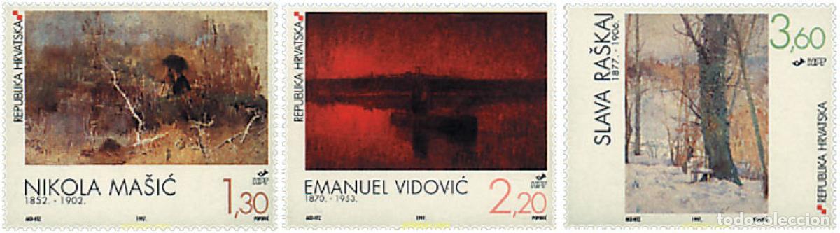 Sellos: 51266 MNH CROACIA 1997 PINTURAS