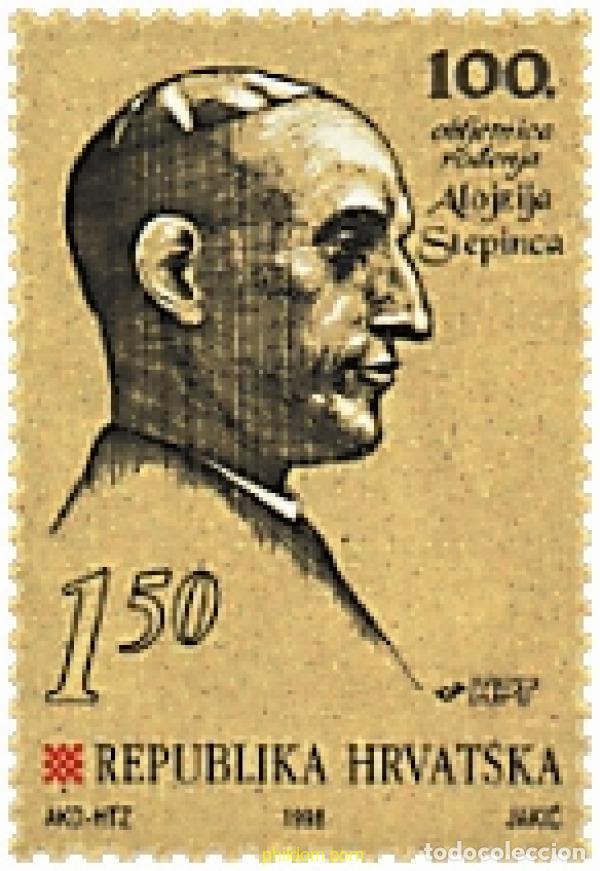 Sellos: 41713 MNH CROACIA 1998 100 ANIVERSARIO DE ALOJZIJE STEPINAC