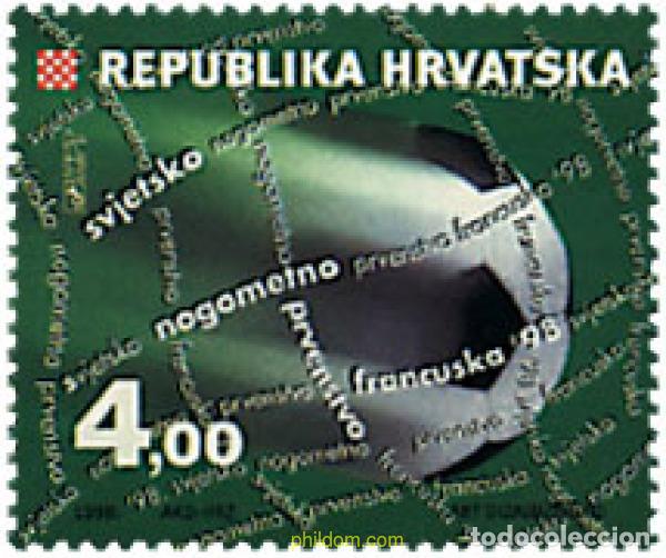 Sellos: 67422 MNH CROACIA 1998 COPA DEL MUNDO DE FUTBOL. FRANCIA-98