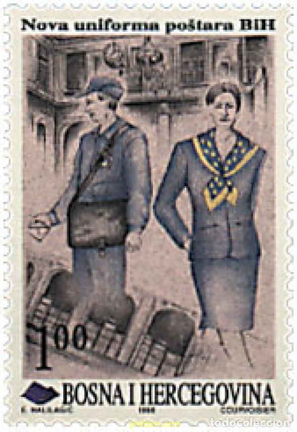 Sellos: 50467 MNH BOSNIA-HERZEGOVINA 1998 DIA MUNDIAL DEL CORREOS
