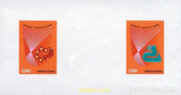 Sellos: 220654 MNH NACIONES UNIDAS. Ginebra 1982 CONSERVACION DE LA NATURALEZA