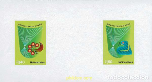 Sellos: 220660 MNH NACIONES UNIDAS. Ginebra 1982 CONSERVACION DE LA NATURALEZA