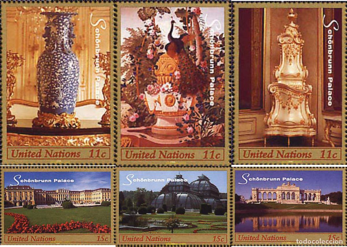 Sellos: 100193 MNH NACIONES UNIDAS. Nueva York 1998 CASTILLO DE SCH&Ouml;NBRUNN. PATRIMONIO MUNDIAL