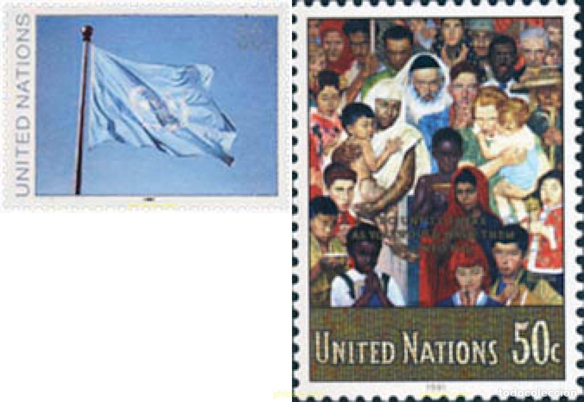 Sellos: 141311 MNH NACIONES UNIDAS. Nueva York 1991 MOTIVOS VARIOS