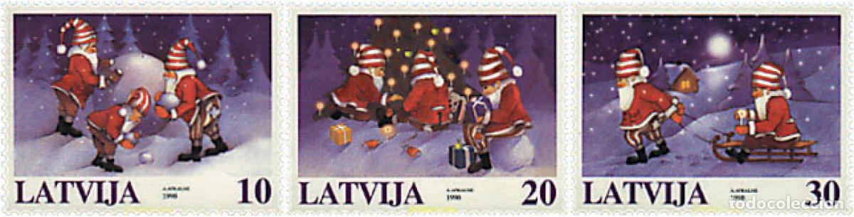 Sellos: 86560 MNH LETONIA 1998 NAVIDAD