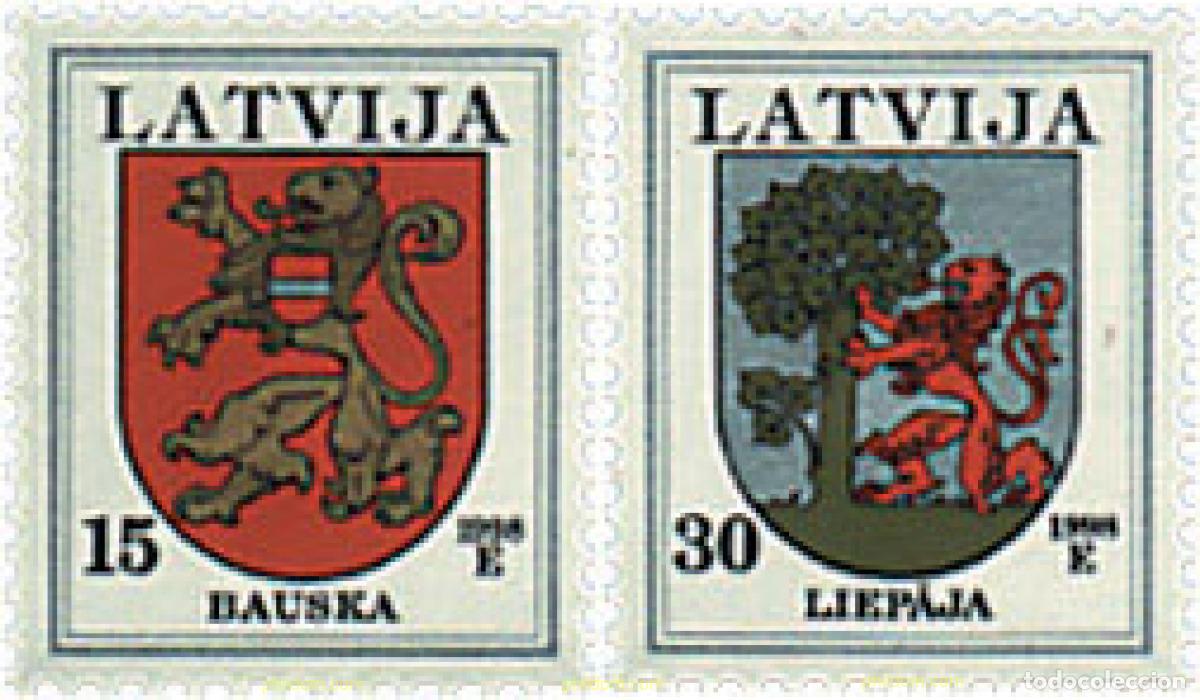 Sellos: 86600 MNH LETONIA 1998 ESCUDOS