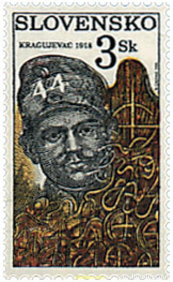 Sellos: 31025 MNH ESLOVAQUIA 1998 KRAGUJEVAC 1918