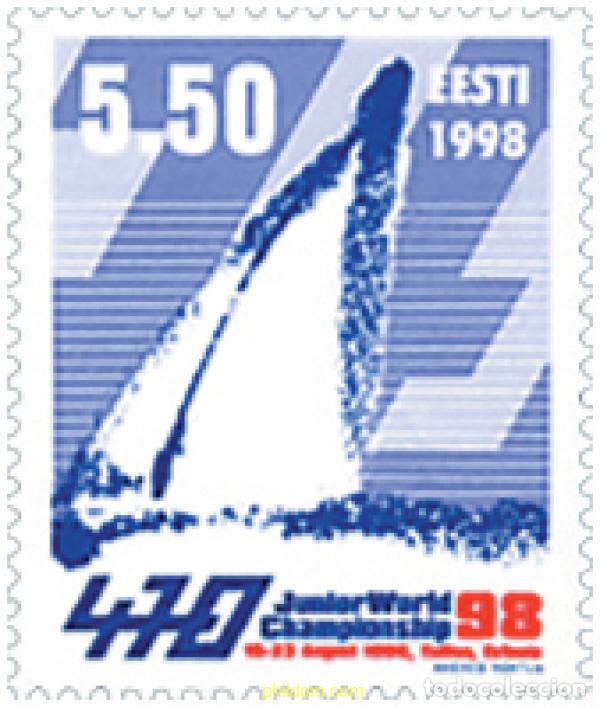 Sellos: 85769 MNH ESTONIA 1998 CAMPEONATO DEL MUNDO JUNIOR DE VELA
