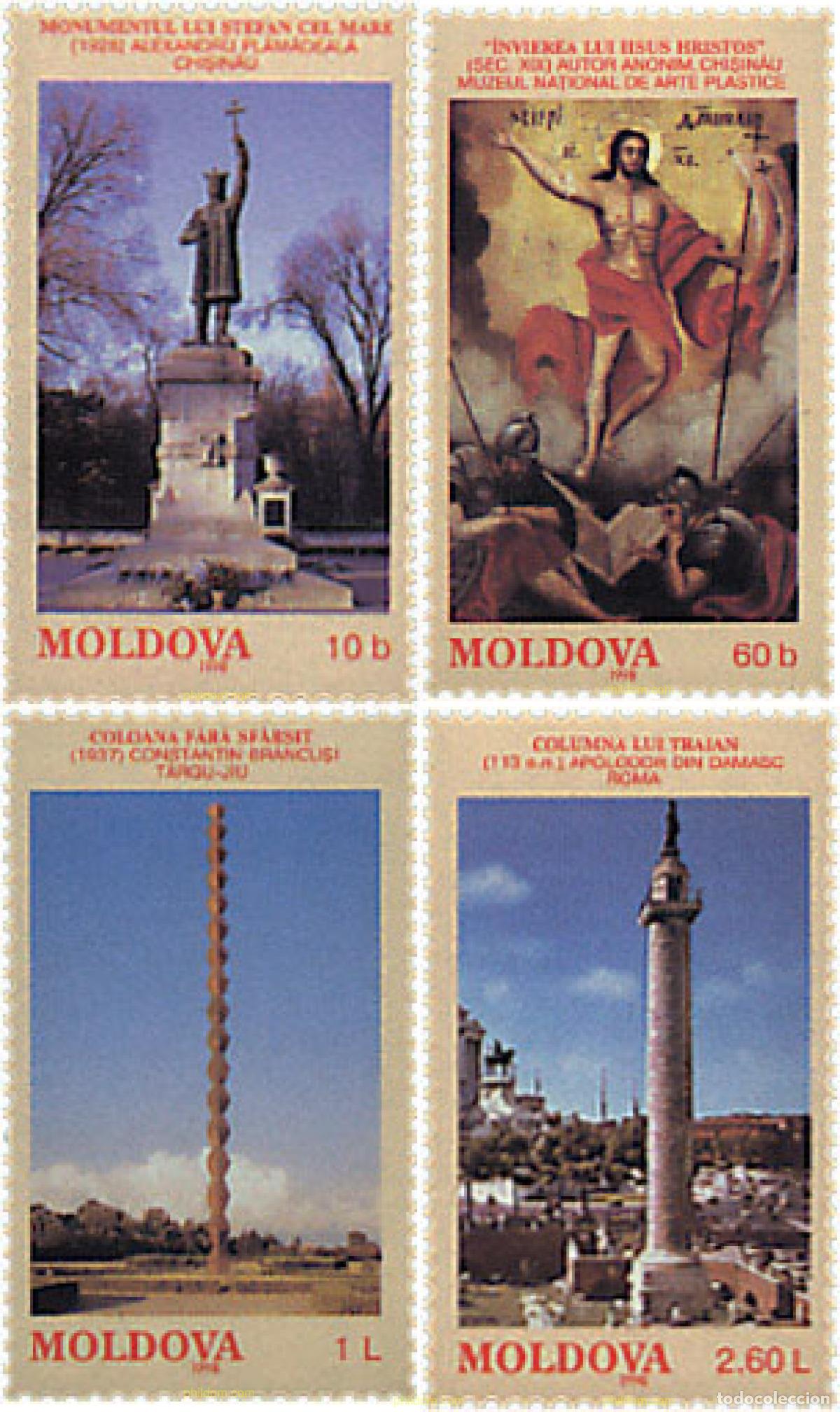 Briefmarken: 31066 MNH MOLDAVIA 1998 OBRAS DE ARTE