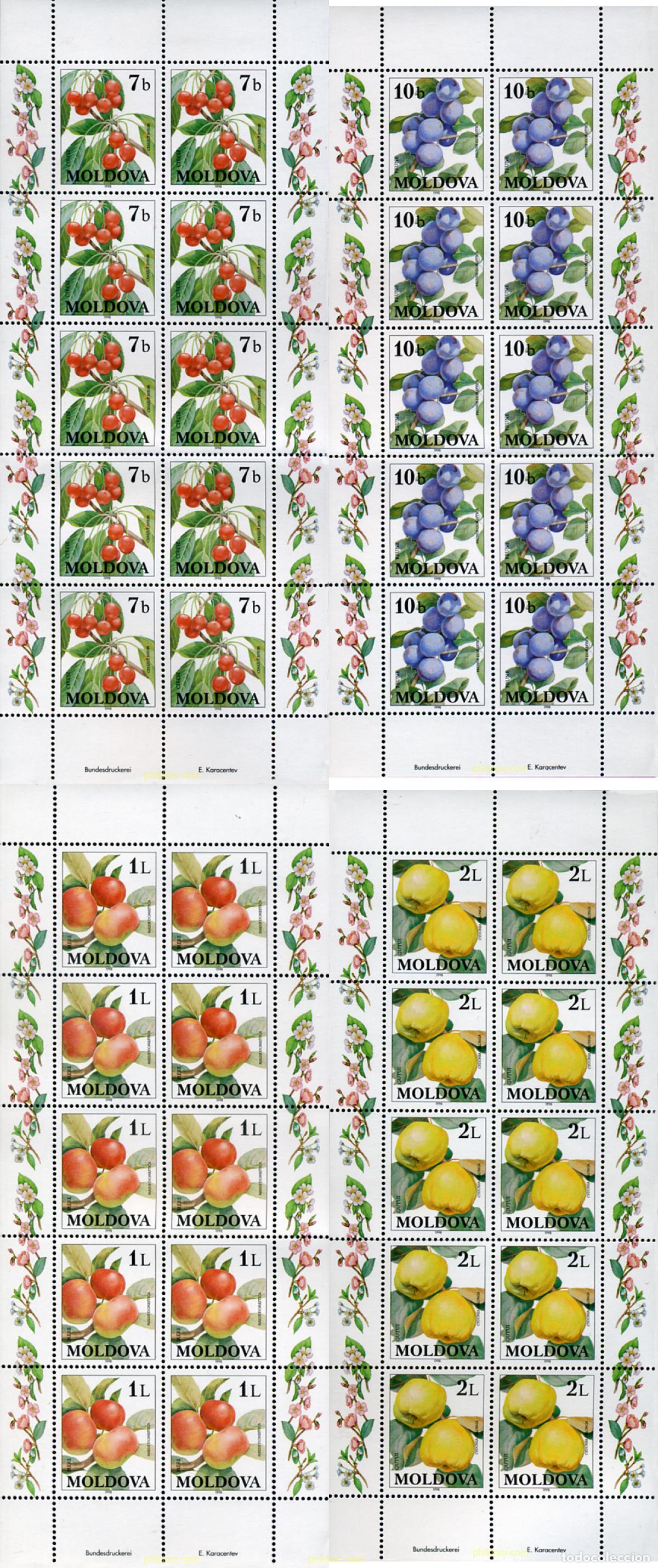 Briefmarken: 344415 MNH MOLDAVIA 1998 FLORA. FRUTOS DIVERSOS