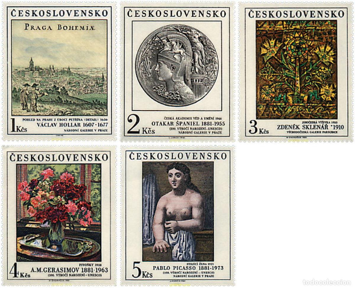 Sellos: 115200 MNH CHECOSLOVAQUIA 1981 OBRAS DE ARTE