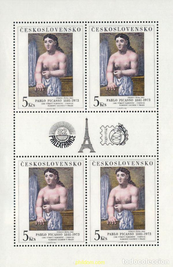 Sellos: 115202 MNH CHECOSLOVAQUIA 1981 OBRAS DE ARTE