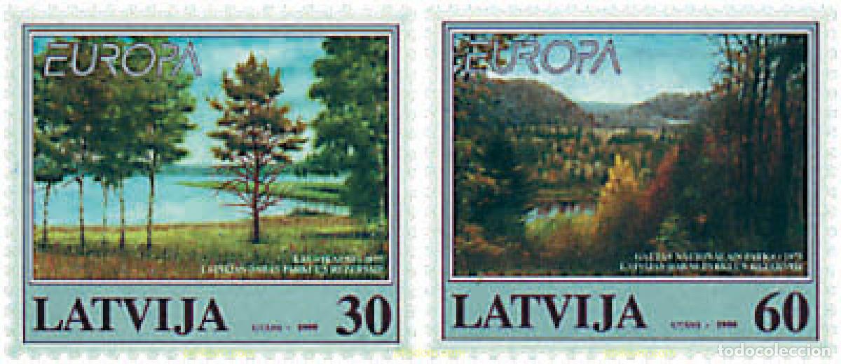 Sellos: 86562 MNH LETONIA 1999 EUROPA CEPT. RESERVAS Y PARQUES NATURALES