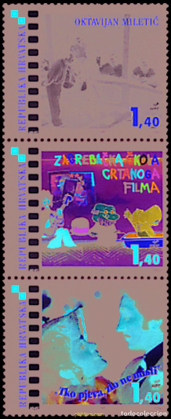 Sellos: 171700 MNH CROACIA 1997 CENTENARIO DEL CINE EN CROACIA