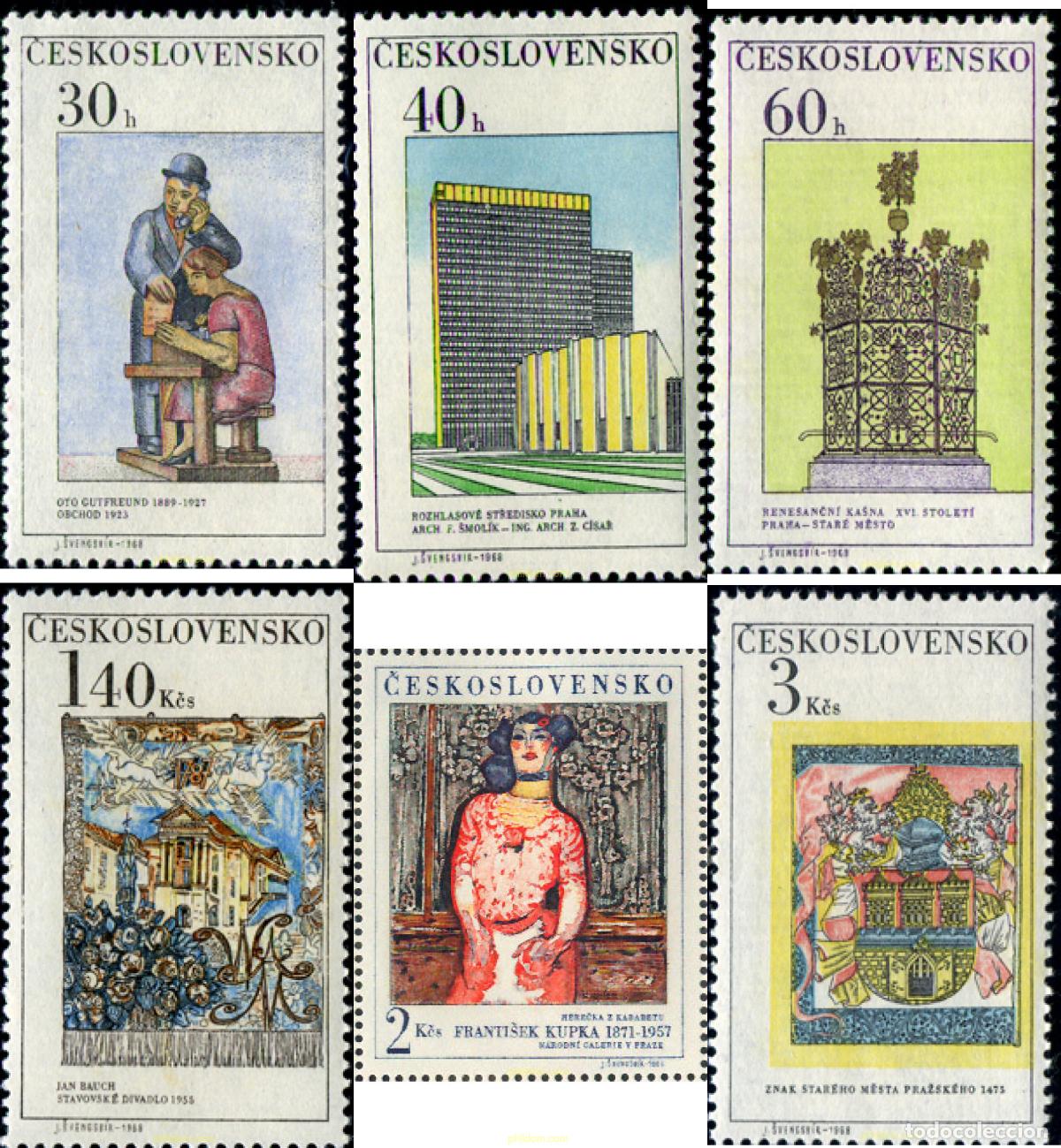 Sellos: 63715 MNH CHECOSLOVAQUIA 1968 PRAGA 1968. EXPOSICION FILATELICA INTERNACIONAL