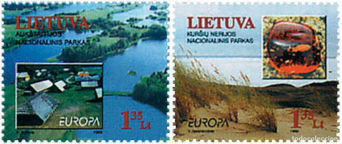 Sellos: 63173 MNH LITUANIA 1999 EUROPA CEPT. RESERVAS Y PARQUES NATURALES