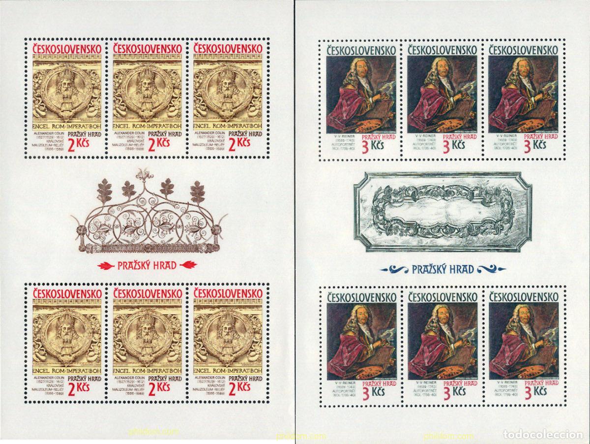 Sellos: 137574 MNH CHECOSLOVAQUIA 1989 CASTILLO DE PRAGA