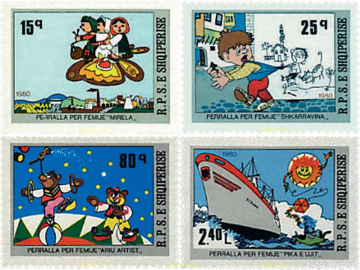 Sellos: 78470 MNH ALBANIA 1980 CUENTOS INFANTILES