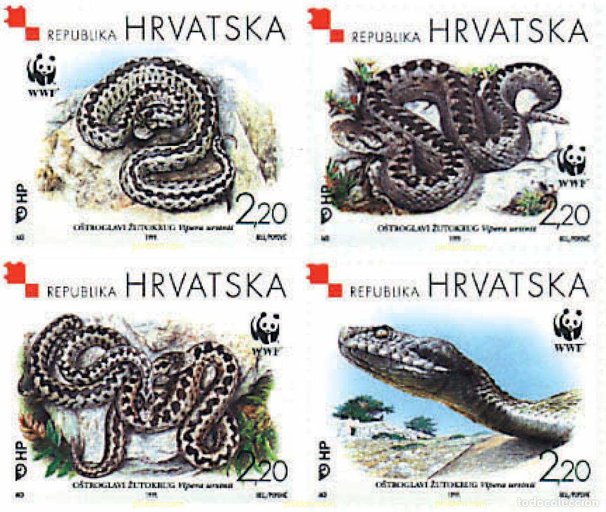 Sellos: 74202 MNH CROACIA 1999 VIBORA DE ORSINI