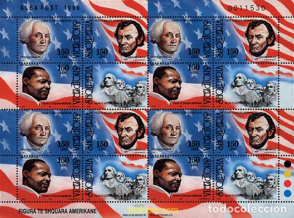 Sellos: 9899 MNH ALBANIA 1999 PERSONALIDADES