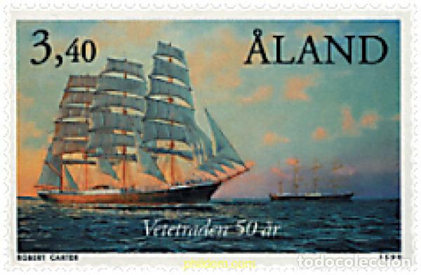Sellos: 92687 MNH ALAND 1999 50 ANIVERSARIO VIAJE A CABO DE HORNOS DEL PAMIR