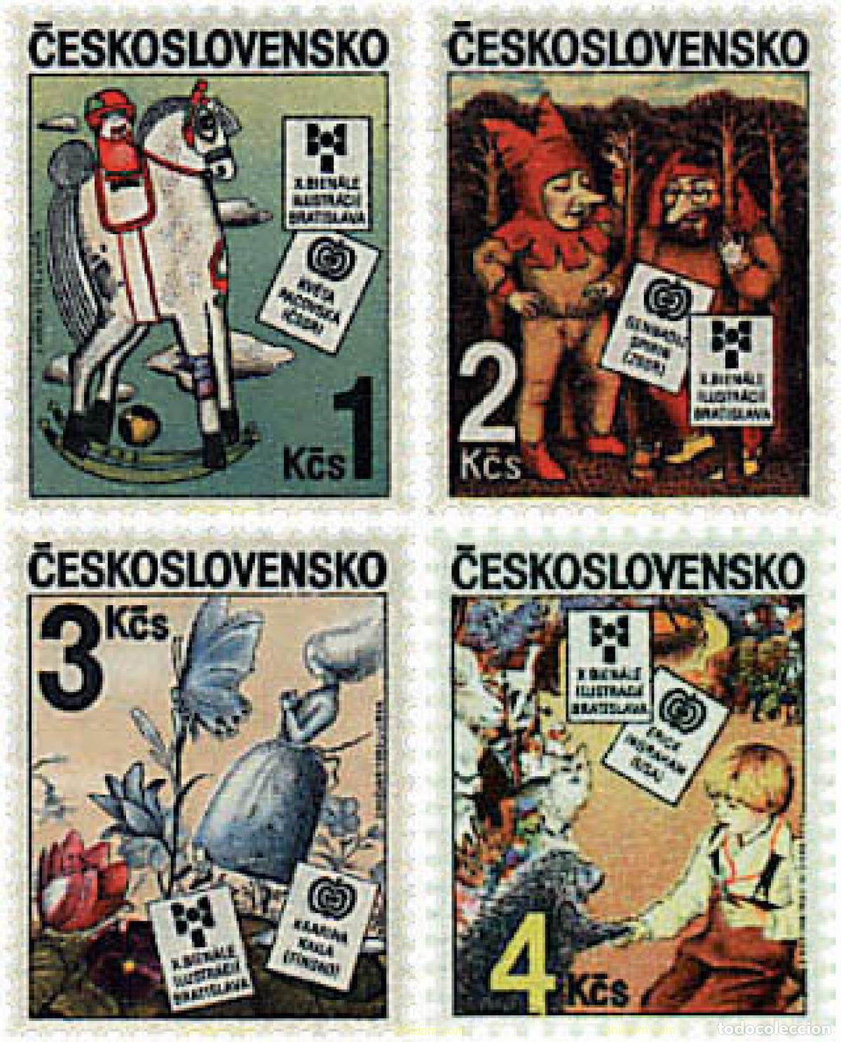 Sellos: 63791 MNH CHECOSLOVAQUIA 1985 BIENAL DE ILUSTRACIONES DE LIBROS PARA NI&Ntilde;OS EN BRATISLAVA