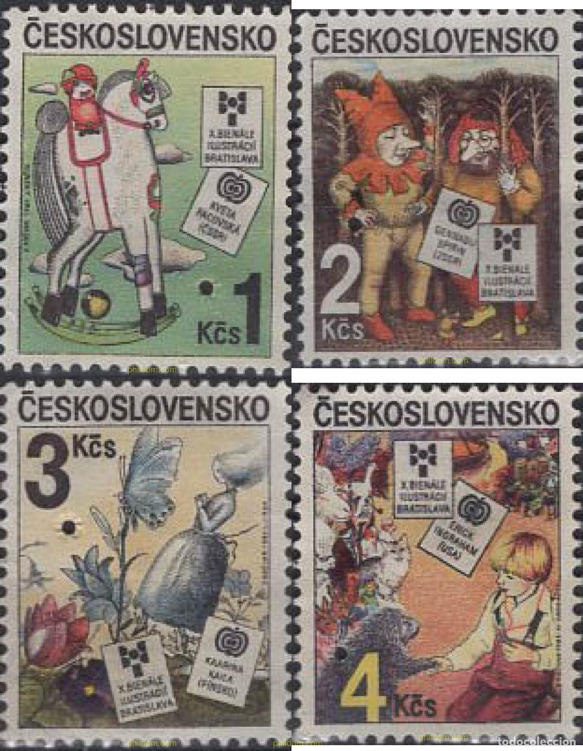 Sellos: 638540 MNH CHECOSLOVAQUIA 1985 BIENAL DE ILUSTRACIONES DE LIBROS PARA NI&Ntilde;OS EN BRATISLAVA