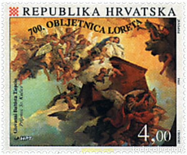 Sellos: 67389 MNH CROACIA 1994 700 ANIVERSARIO DEL SANTUARIO DE LORETO