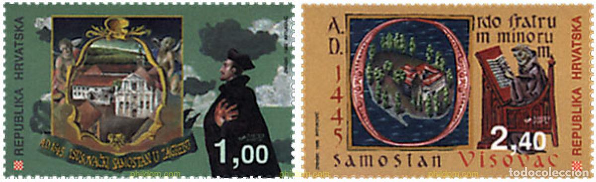Sellos: 166968 MNH CROACIA 1995 CONVENTOS CROATAS