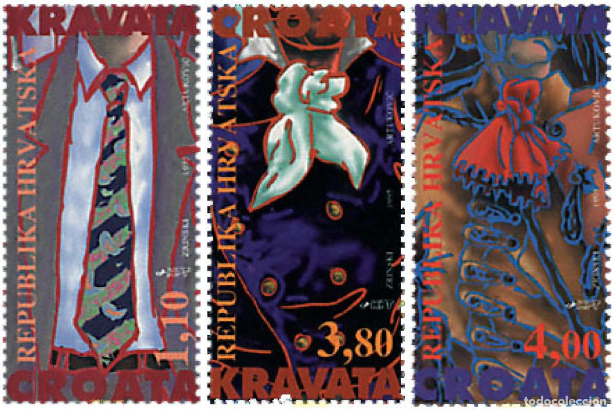 Sellos: 166967 MNH CROACIA 1995 CORBATAS