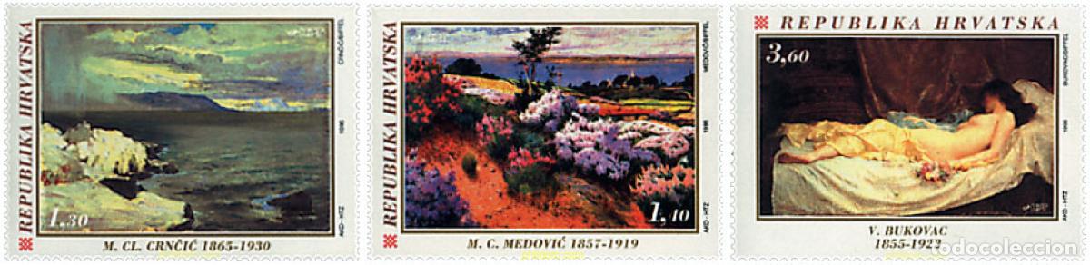 Sellos: 99343 MNH CROACIA 1996 LA PINTURA CROATA MODERNA