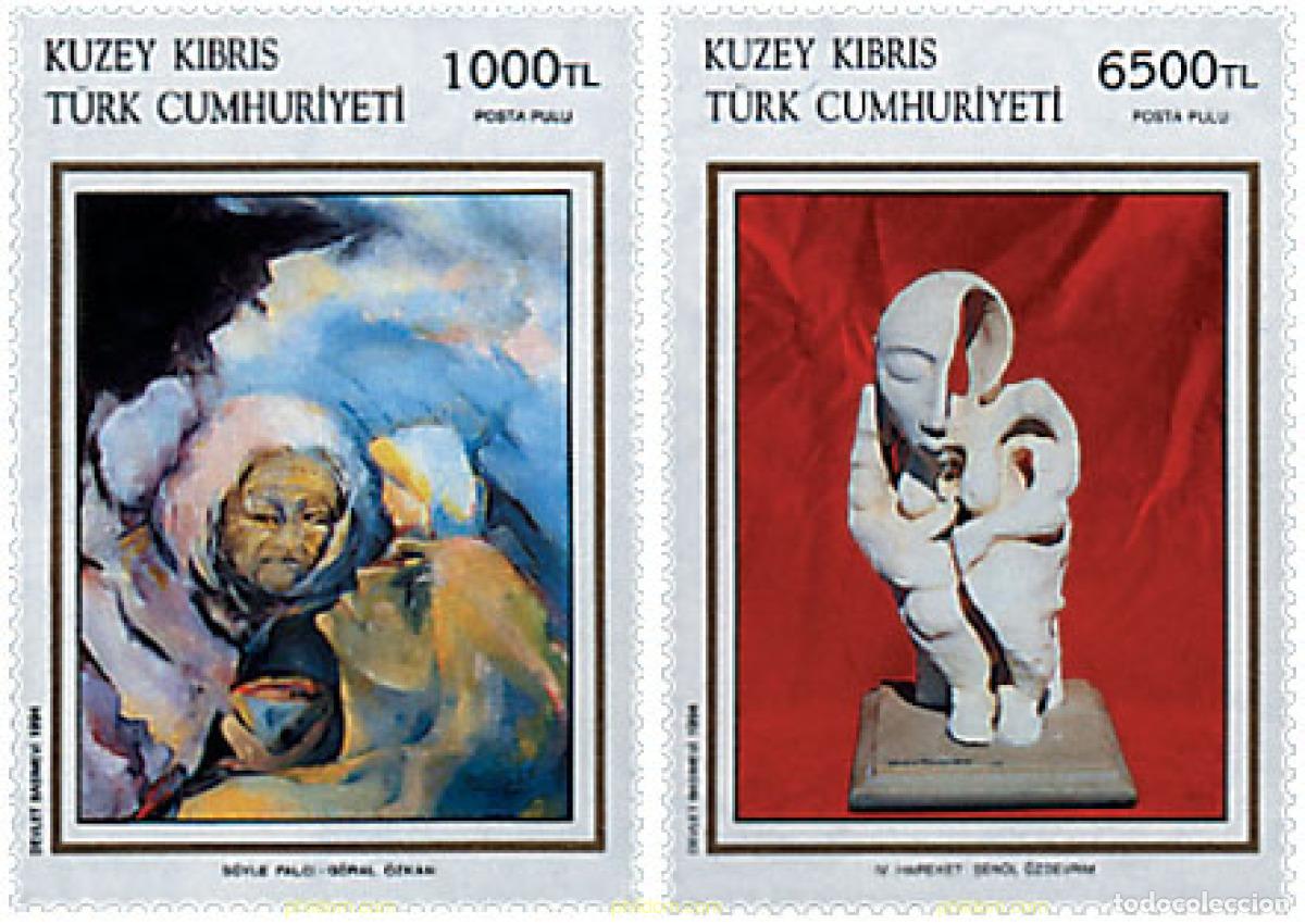 Sellos: 51461 MNH CHIPRE. Administraci&oacute;n turca 1994 OBRAS DE ARTE TURCAS