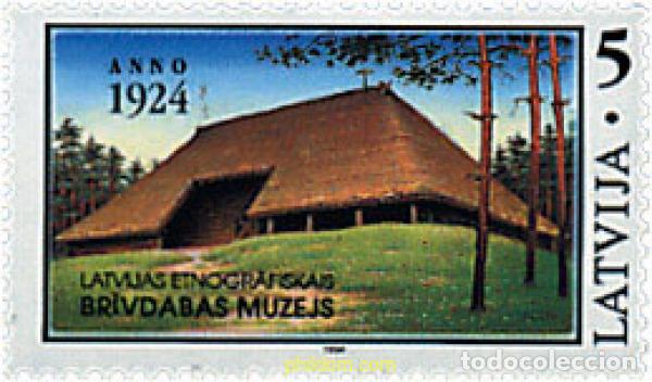 Sellos: 86314 MNH LETONIA 1994 70 ANIVERSARIO DEL MUSEO ETNOGRAFICO DE BERGI