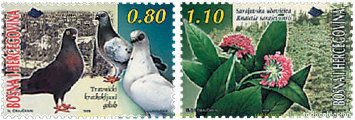 Sellos: 99747 MNH BOSNIA-HERZEGOVINA 1999 FAUNA Y FLORA