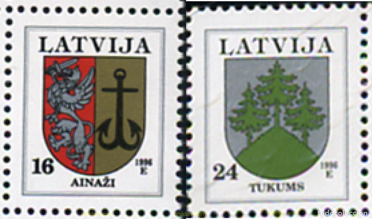 Sellos: 164674 MNH LETONIA 1995 ESCUDOS